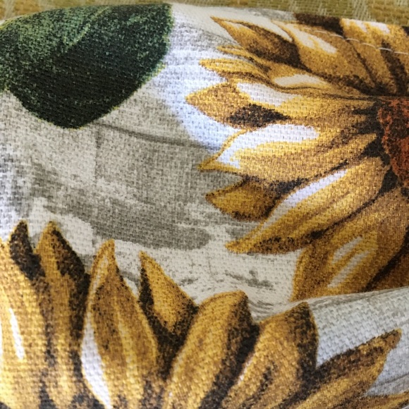 2 Face Mask Sunflower Cotton Double Layer - Picture 4 of 4